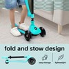 SereneLife 3 Wheel Scooter for Toddlers & Kids, Foldable Seat,
