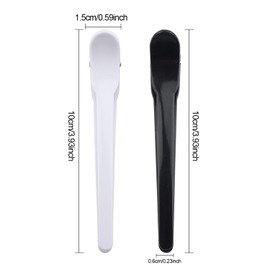 Reayou Hair Clips 12Pcs Durable Big Bite Alligator Clip Set Professional Plastic Hair Clips for Easy Styling and Sectioning