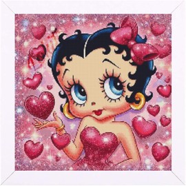 Diamond Art Kits for Adults,Full Drill Cartoon Diamond Paintings for Beginners,5D Gem Art Kits for Adults for Gift Home Wall Decor(Without Frame,12x12inch)