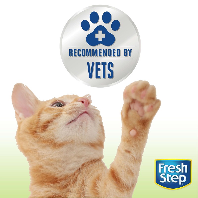 Fresh Step Clumping Cat Litter, Unscented, Long Lasting Odor Control