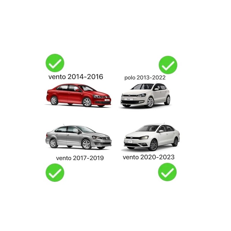 Control de Espejos Retrovisores para Volkswagen Polo y Vento, Interruptor