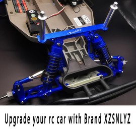 (2025 Upgrade) 78-108mm Stainless Steel Turnbuckles/Camber Link for 1/10 Traxxas Slash 4X4 VXL/Rustler VXL 4X4 /Stampede 4X4 VXL/Hoss 4X4 RC Car Hops Up Parts(Blue)