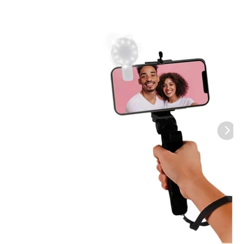 iJoy Social Media Kit with Hand Grip, Tripod, 360-Degree Rotatable