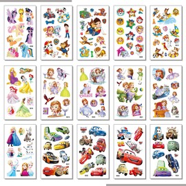 60 Sheets Cute Temporary Tattoo fake tattoos markers for Kids Toddlers Children Boys Girls
