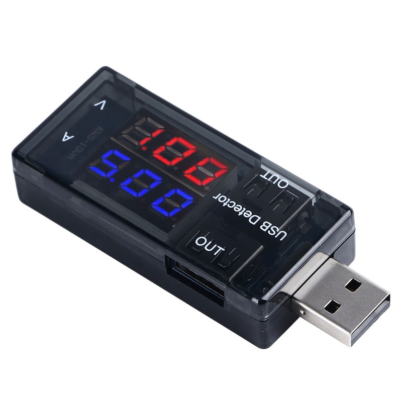 USB Tester High Accuracy Dual Display USB Multimeter for Voltage