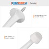 KOVOSCH 16 Pack Solid Rigid Door Stops - Heavy Duty