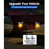 2 Pack 45 Degree Watermelon Light Brackets, Stainless Steel Clamp-On