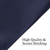 MANSPHIL Navy Silk Handkerchief for Men, 11x11 Inch Solid Suit