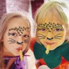 Leopard Face Tattoo Stickers Tiger Lion, Leopard Print Cat Face