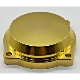 diycycleparts SOLID BRASS CV Carb Top Cover 1990-1999 Harley-Davidso