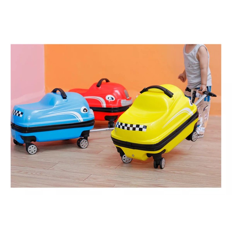 Buena Madre.mx Maleta Montar Viaje Niño 3d Carrito Giratorio Coche