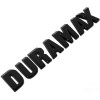 Auto 1PC Front Hood Gloss Black Duramax Emblems Badges Fit