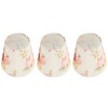 Cloth Lamp Shade Flower Pattern Clip On Bulb Lampshade for