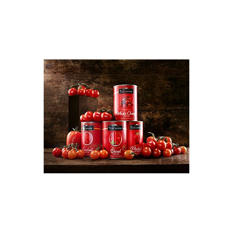 Tuscanini Whole Cherry Tomatoes 14.1oz (4 Pack) | Imported From
