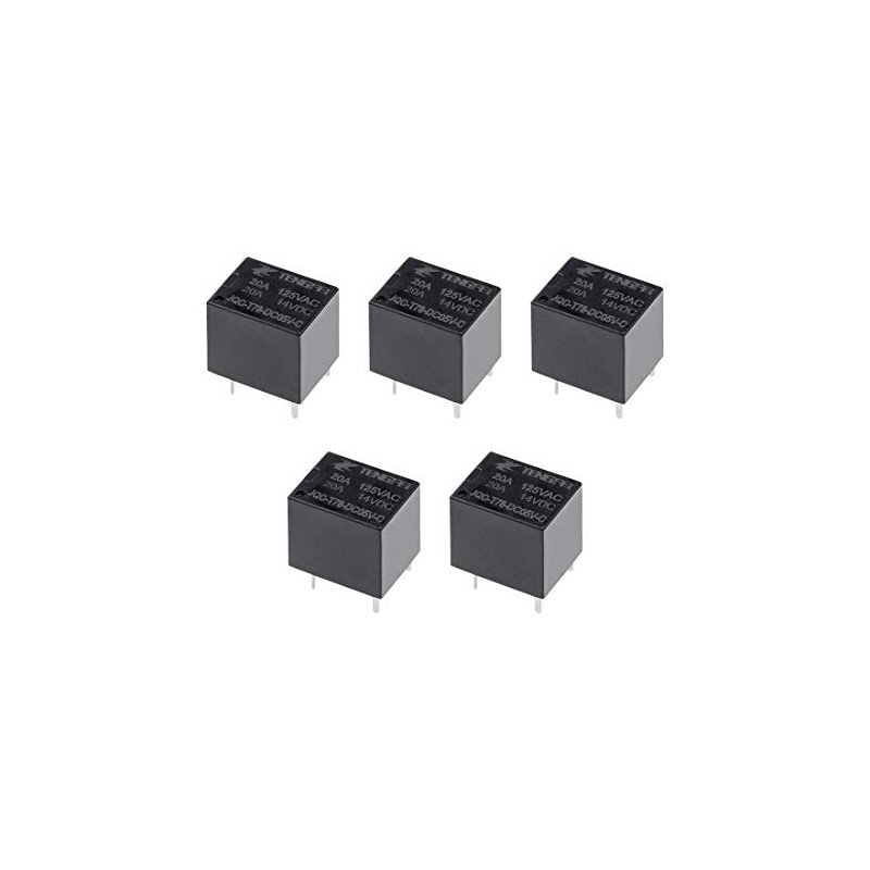 sourcing map 5 Pcs JQC-T78-DC05V-C 5V Coil SPDT 5 Pin