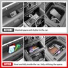 4PCS Center Console Organizer Tray Compatible with 2020-2024 Land Rover