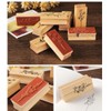 Pack of 8 Pcs Plant and Flower Shape Wooden Rubber