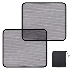 ZATOOTO Car Window Shades Car Window Shade for Baby Transparent Sun Blocker UV & Anti-Glare Protection for Camping, Napping, and Relaxing Auto Covers 2 Pack,15.75 * 13.78 in