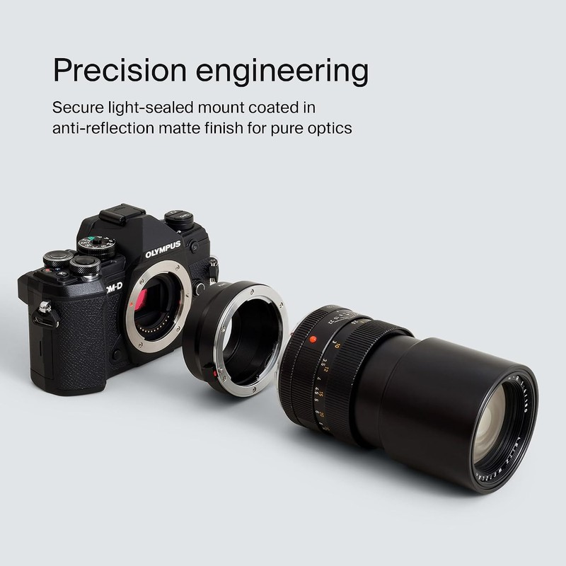 Urth Adaptador de Objetivo Compatible con Leica R a M4/3