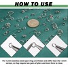 500pcs Stainless Steel Open Jump Rings Bulk 12mm Outer Diameter