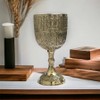 1pc Gold Chalice Cup Arthur King Brass Goblet Viking Drinking