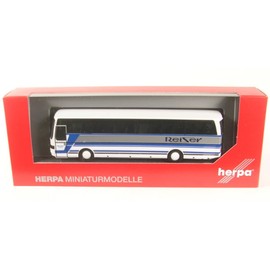 herpa 314701 Setra 215 Tall Roof Travel Bus "Reiser" Bus Miniature Models Small Model Collectible Detailed Multi-Colour