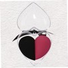 Healeved 2pcs Heart Shape Makeup Sponges for Wet and Dry