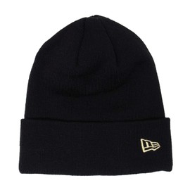 NEWERA Basic Cuff Knit, black/metallic gold flag