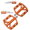 FIFTY-FIFTY Mountain Bike Pedals, Non-Slip and Aluminum Alloy Bicycle Flat