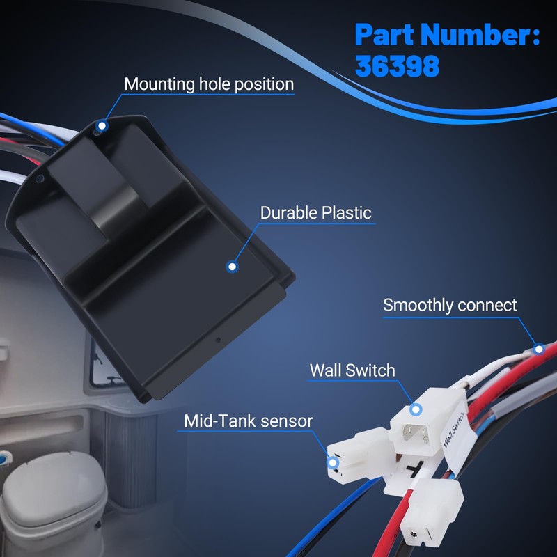 Fenglesha 36398 Rv Toilet Automatic Flush Controller Replacement for Thetford