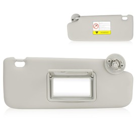 Sun Visor for 2012-2019 Chevy Sonic, 2013-2016 Spark, Right Passenger Side Sunvisor Beige Grey Sunvisor Replace P95327509 P95327507