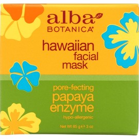 Alba Botanica Hawaiian, Papaya Enzyme Facial Mask, 3 Ounce (Pack of 2)