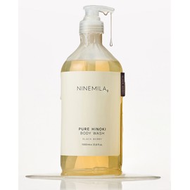 나인밀라 퓨어 히노끼 샴푸 블랙베리 향, 1L, 2개 Nine Milla Pure Hinoki Shampoo Blackberry Scent, 1L, 2-pack