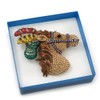 Avalaya Plastic Jewellery Box – Blue Gift Case for Earrings,