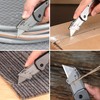 WORKPRO Folding Utility Knife, Quick-Change Box Cutter with Stainless Steel