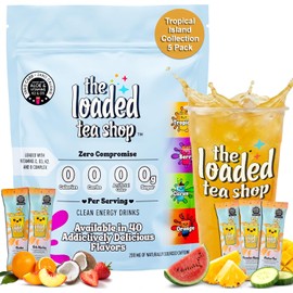 The Loaded Tea Shop mezclas de bebidas en polvo sin azúcar y sin calorías