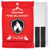 Fire Blanket 1 Pack 40”x40” - Fire Blankets Emergency for