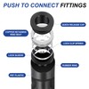 MECCANIXITY 5 Pcs Push to Connect Fittings 1/8 Inch Tube