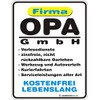 Grandpa GmbH – Fun Signs – Tin Sign
