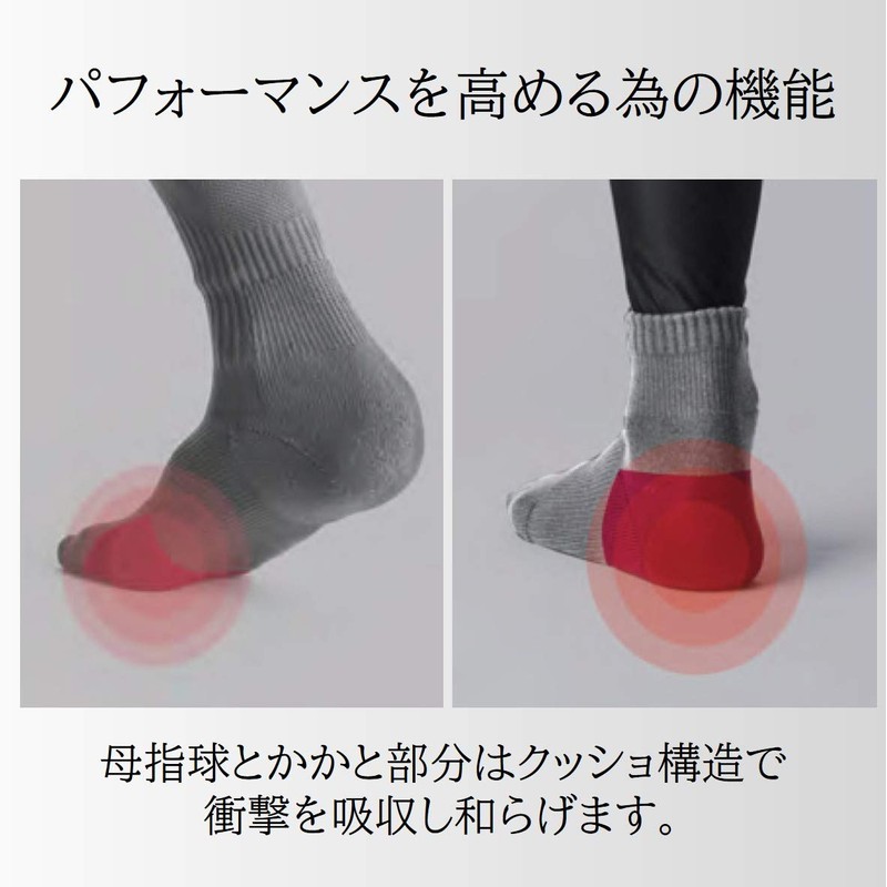 PALUD Center of Gravity Corrective Socks JushinSox Short
