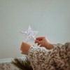 KEYIDO Silver Small Christmas Tree Topper Mini Star Tree Topper