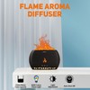 POSVIU Essential Oil Diffuser - Upgraded Color Changing Flame Diffuser