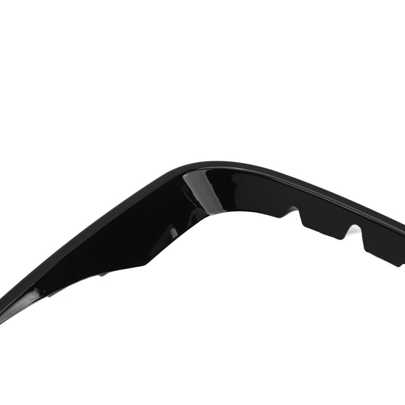 Front Bumper Wind Knife Fin Car Gloss Black Fog Light