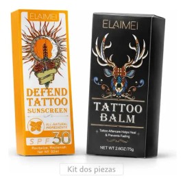 Set Elaimei, Completo Para Cuidado Y Protección De Tatuajes