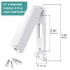 CLYMENE 8 Pack Light Switch Cover Guard, Child Proof Wall