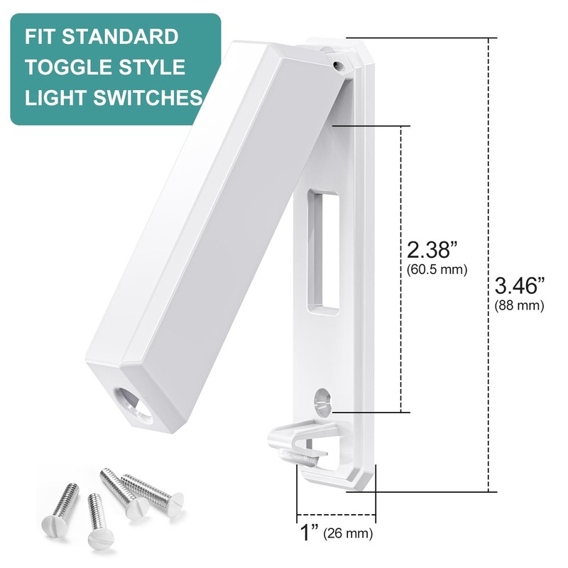 CLYMENE 8 Pack Light Switch Cover Guard, Child Proof Wall