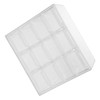 Gatuida Multi Grid Transparent Desk Organizer Storage Box with Removable