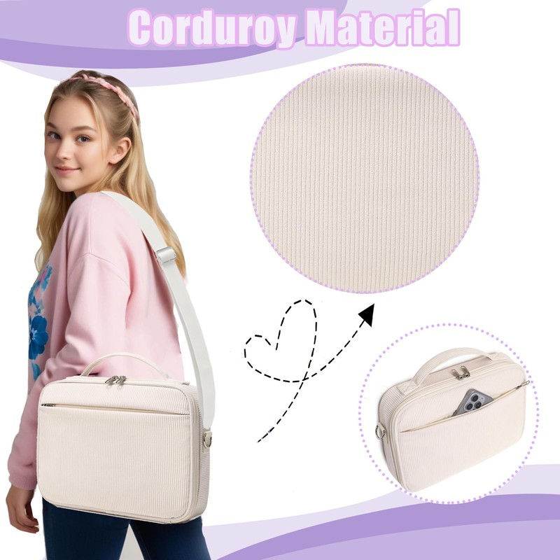 Corduroy Bible Cover Case for Women Grils Bible Cover with