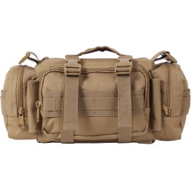 Rothco Fast Access Tactical Trauma Kit Emergency Gear MOLLE First Aid Case Pouch - Coyote Brown
