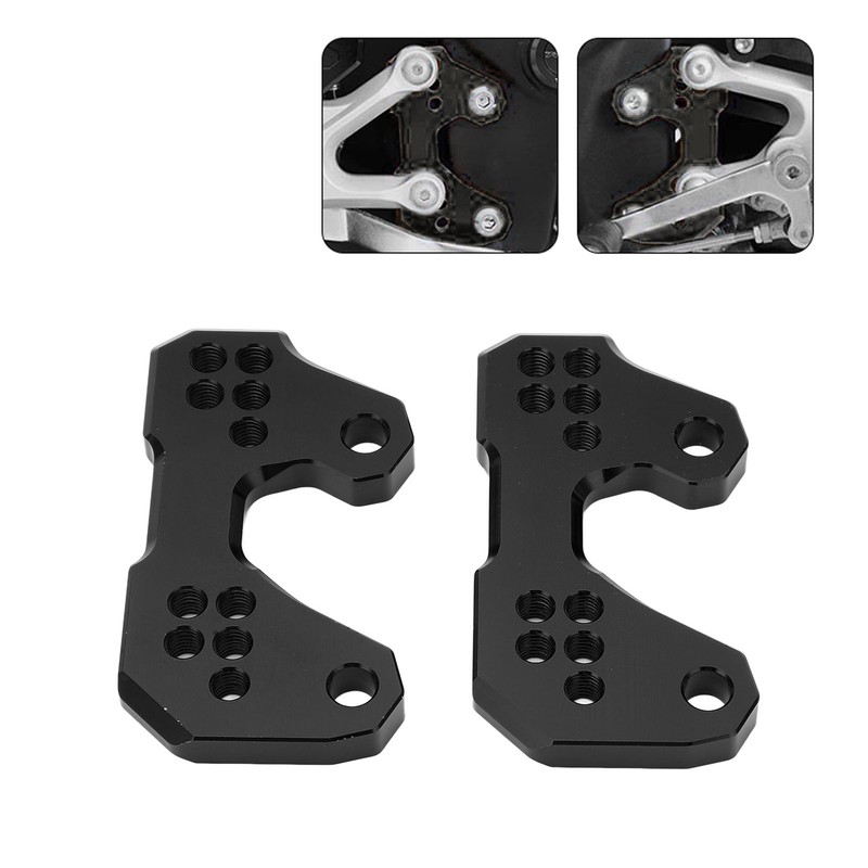 Motorcycle Adjustable Rearset Foot Pegs Mounting Base Replacement for YZF